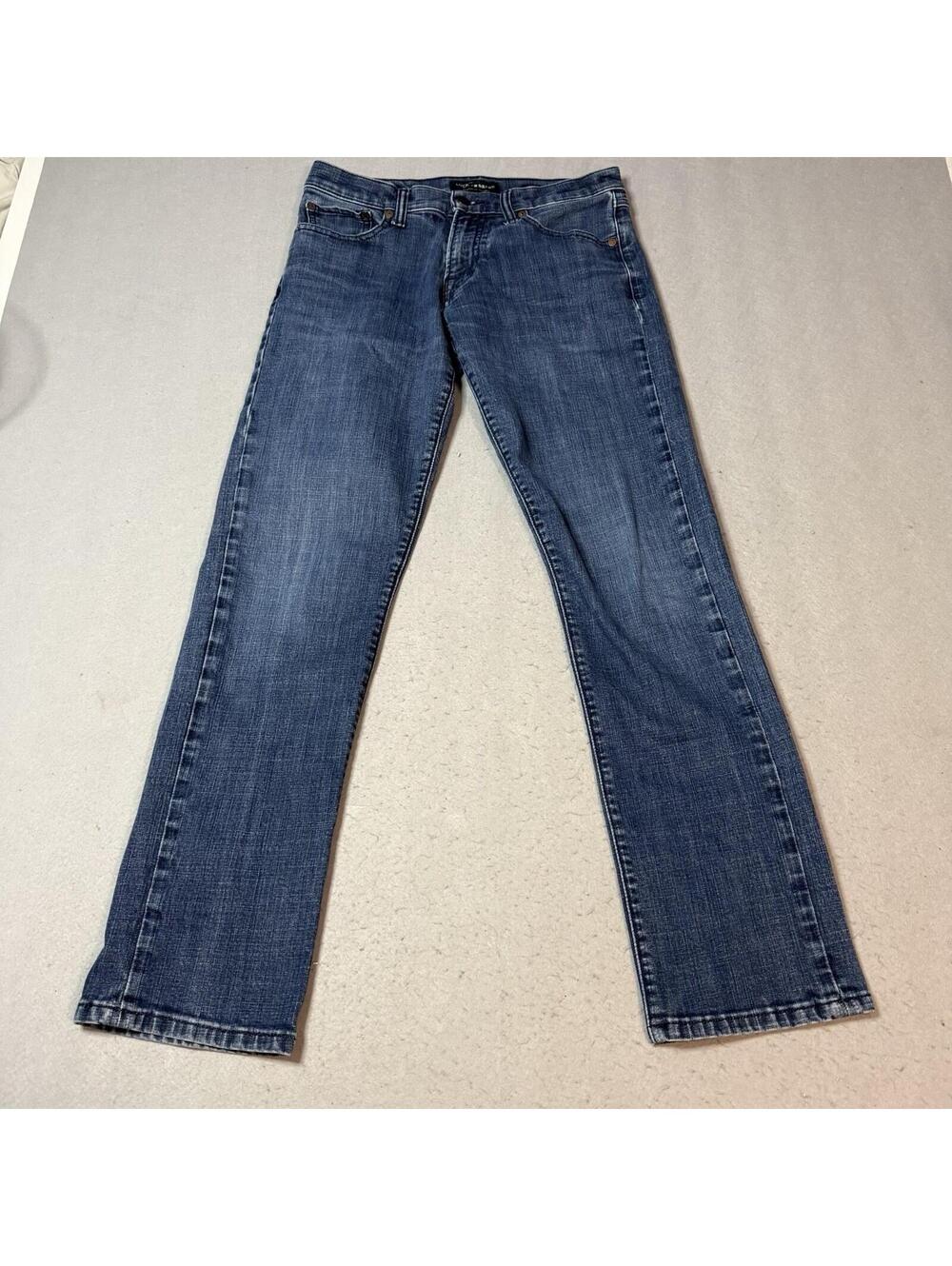 Lucky‎ Brand Men’s 30x32 Straight Leg Blue Jeans Medium Wash Denim